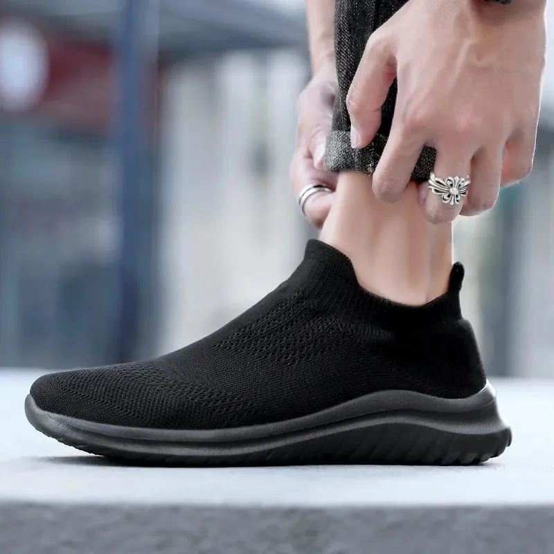 Men's Casual Sneakers Comfortable Socks Walking Shoes 2025 Spring New Comfortable Men's Casual Shoes Light Sneakers Men Shoes