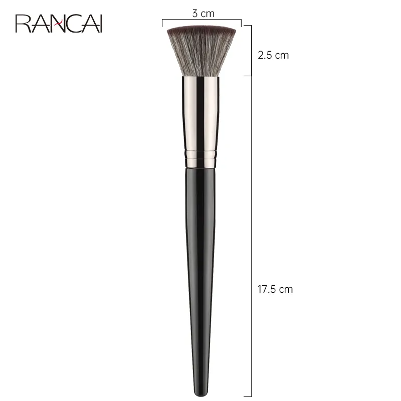 1 pçs pincéis de maquiagem ferramentas pó solto fundação contorno escova ângulo blush rosto cosméticos beleza compõem escova ferramenta