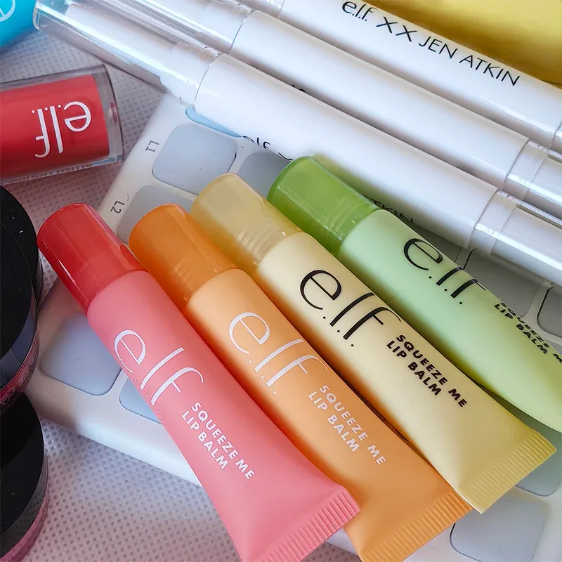 Marca quente elf 2 pçs duo conjunto manga-melancia hortelã-chocolate bubblegum-cereja bálsamo labial hidratante duradouro brilho labial cosméticos