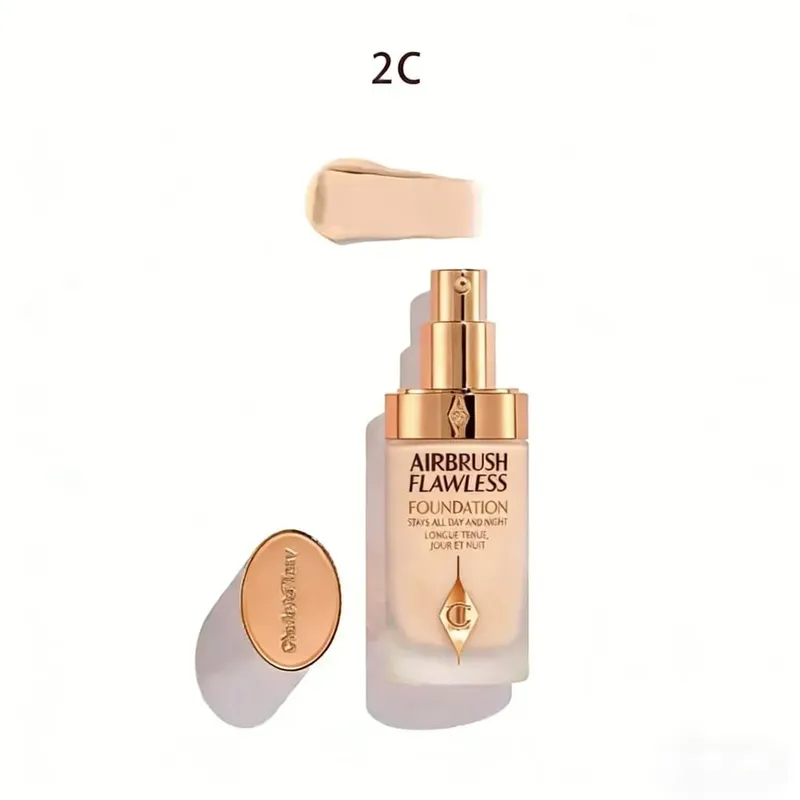 Charlotte Tilbury Airbrush Flawless Foundation Beautiful Skin Foundation Soft-matte Full-coverage Natural Foundation Radiant Glo