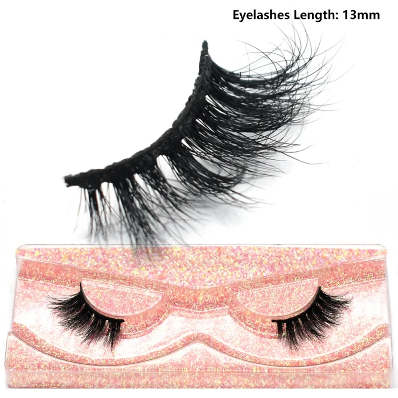 Half Eye Lashes Natural 3D Mink Short False Eyelashes Fluffy Wispy Cross Strip Fake Lashes Soft Half Eyelashes Extension Makeup — image 11