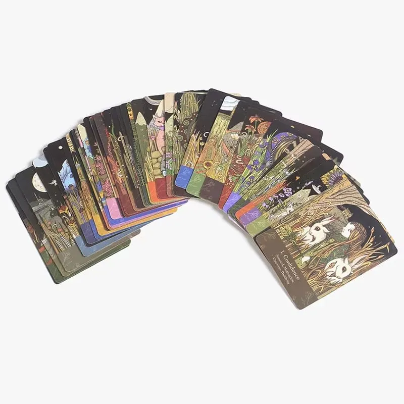 Universal Folk Oracle cards A 44 Tarot Deck English Version For Fortune-telling Party Board Game Card Deck Divination Fate