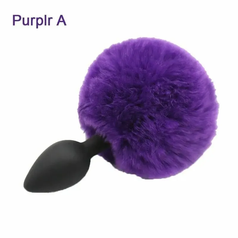 Slicone Butt Plug Hairy Bunny Tail Rabbit Tail Smooth Anal Plug Cosplay Cute Sex Toys for Women Erotic Adult Toys Sex Products — image 12