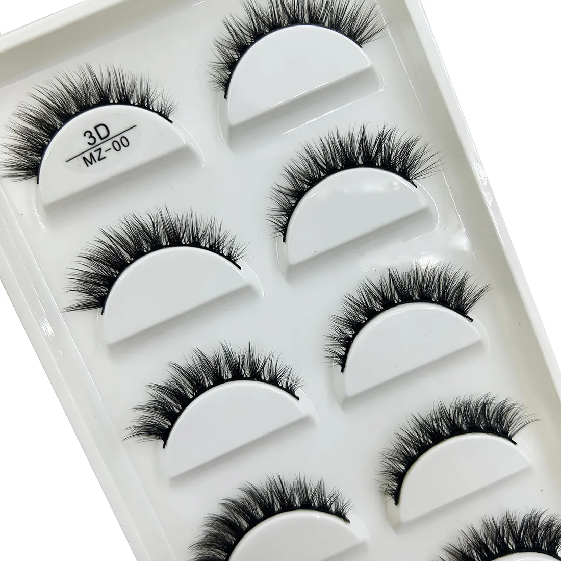 Wholesale 5 Pairs 3D Natural Mink False Eyelashes Makeup Extension Eyelash Fake Eye Lashes Faux Cils Make Up Beauty Cilios