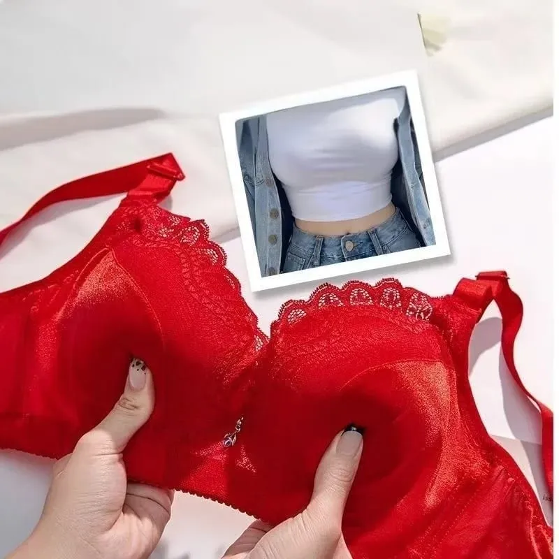 Sutiã push up extremo de 8 cm para peito plano, lingerie ultra acolchoada sem fio cria decote — image 6