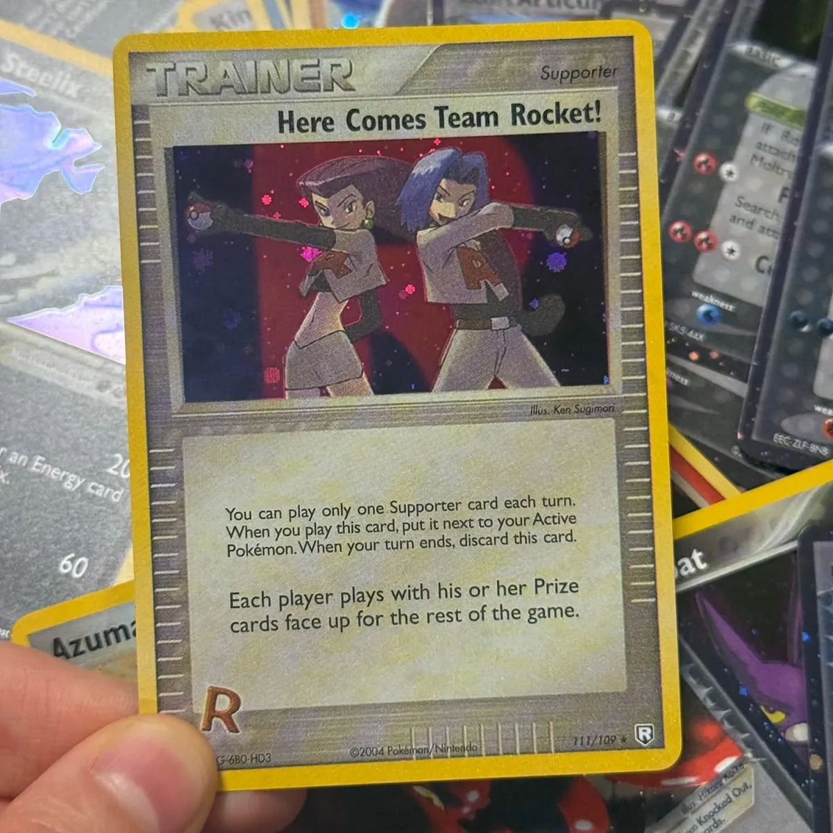 Cartões proxy Team Rocket Returns (TR) Rocket’s Moltres Rocket’s Sneasel Treecko Star Dark Ampharos Azumarill Mudkip Star