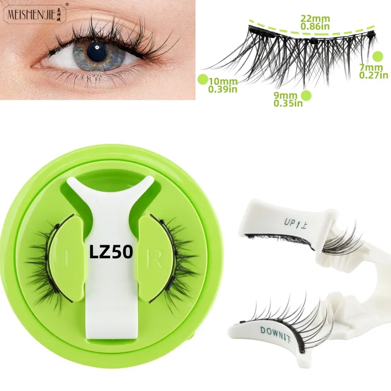 1/3 pares cílios magnéticos feitos à mão cílios macios reutilizáveis ​​magnéticos olhar natural 3d cílios postiços conjunto de pinças de maquiagem