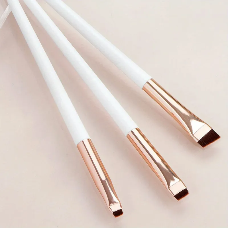 Pincel de maquiagem para delineador plano, super fino, ângulo, delineador, sobrancelha, pincéis de maquiagem, profissional, requintado, ferramentas de maquiagem de sobrancelha fina