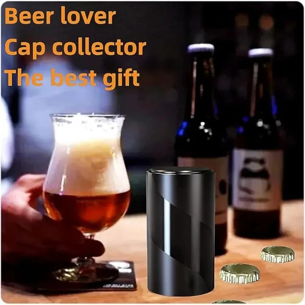 1-4 pces abridor de garrafa de cerveja push down garrafa pequeno abridor portátil abridor de cerveja automático para bares de festa em casa piquenique acampamento caminhadas