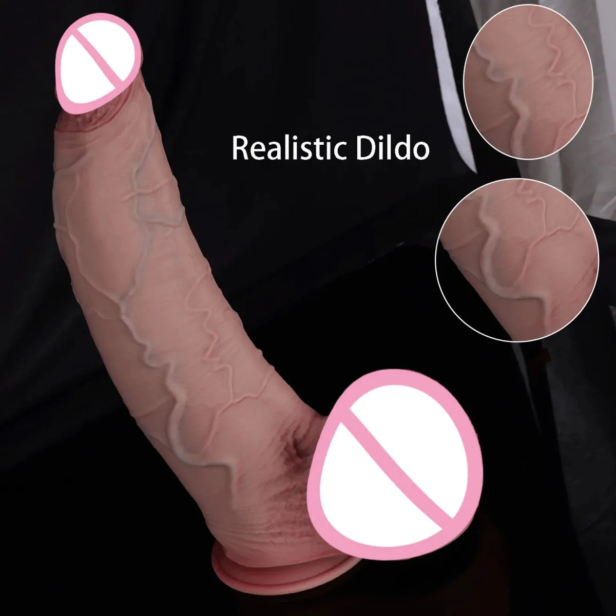 Super realista enorme vibrador grosso macio silicone pênis ventosa adequado para inserção vaginal brinquedos sexuais adultos para mulheres homens gay