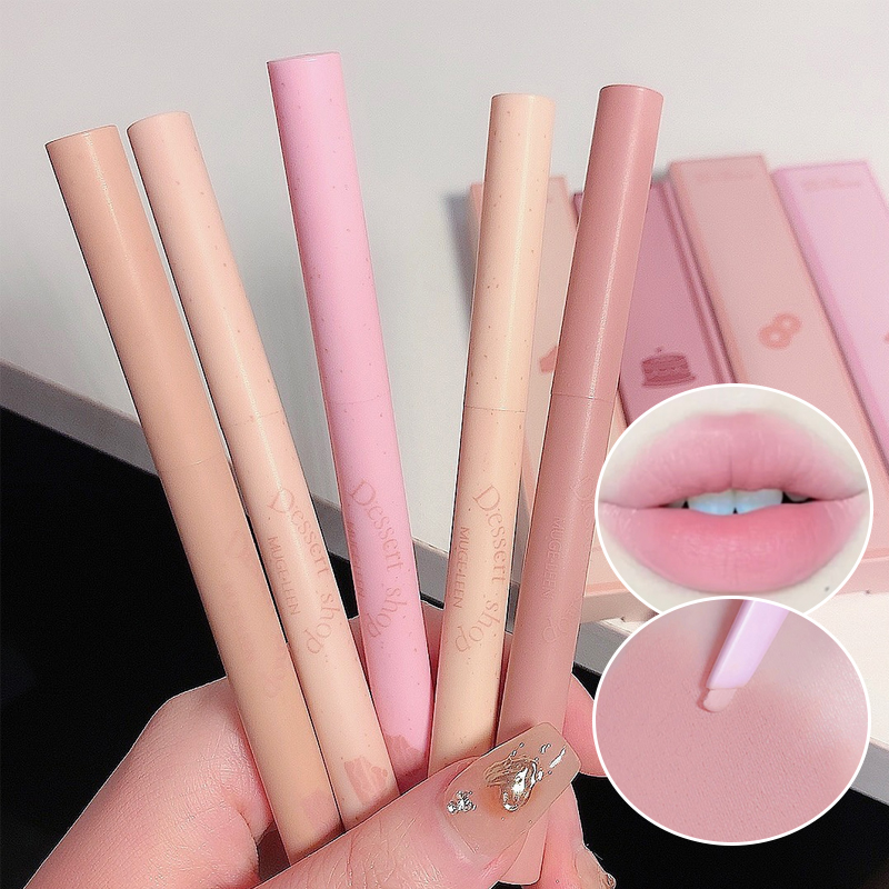 Sobremesa Lip Liner Rotação automática à prova d'água com duração sem contorno de cor caneta batom labial