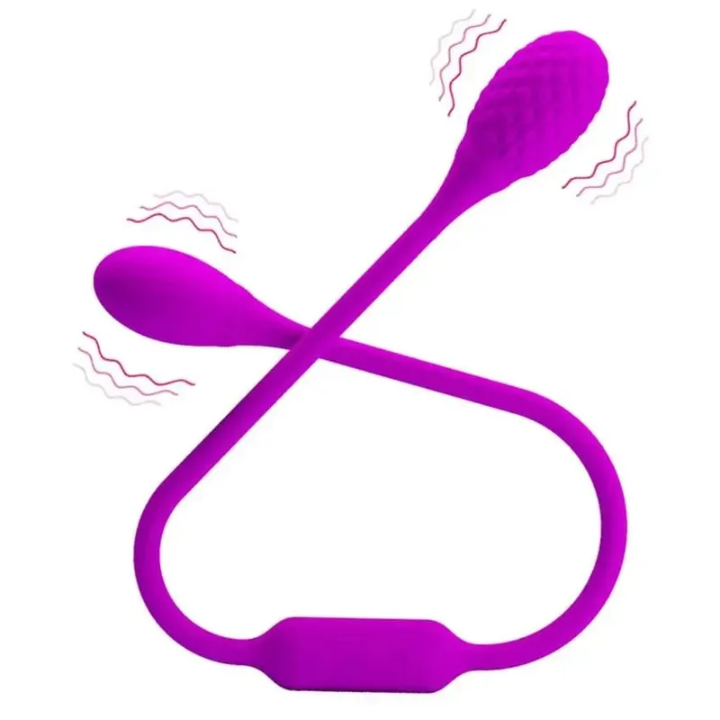 Vibrating Sex toys For Two Bullet Vibrators Double Penetration Silent Women Clitoris Powerful Long Anal Plug Soft Masturbator 18
