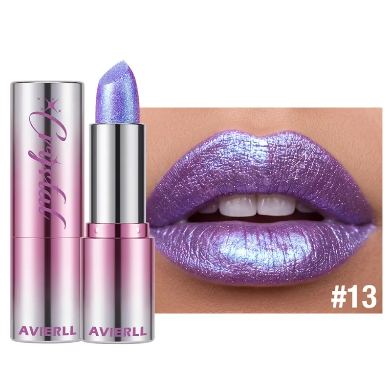 6 Color Polarised Shimmer Lipstick Metallic Pearlescent Pink Glitter Lipstick Waterproof Lasting Lip Tint Women Cosmetics Makeup — image 11