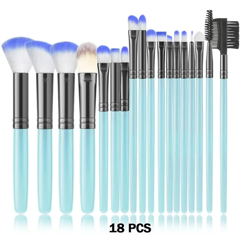 Conjunto de pincéis de maquiagem, 10/32 peças, pó macio, base, contorno, blush, corretivo, sombra, iluminador, ferramenta de beleza