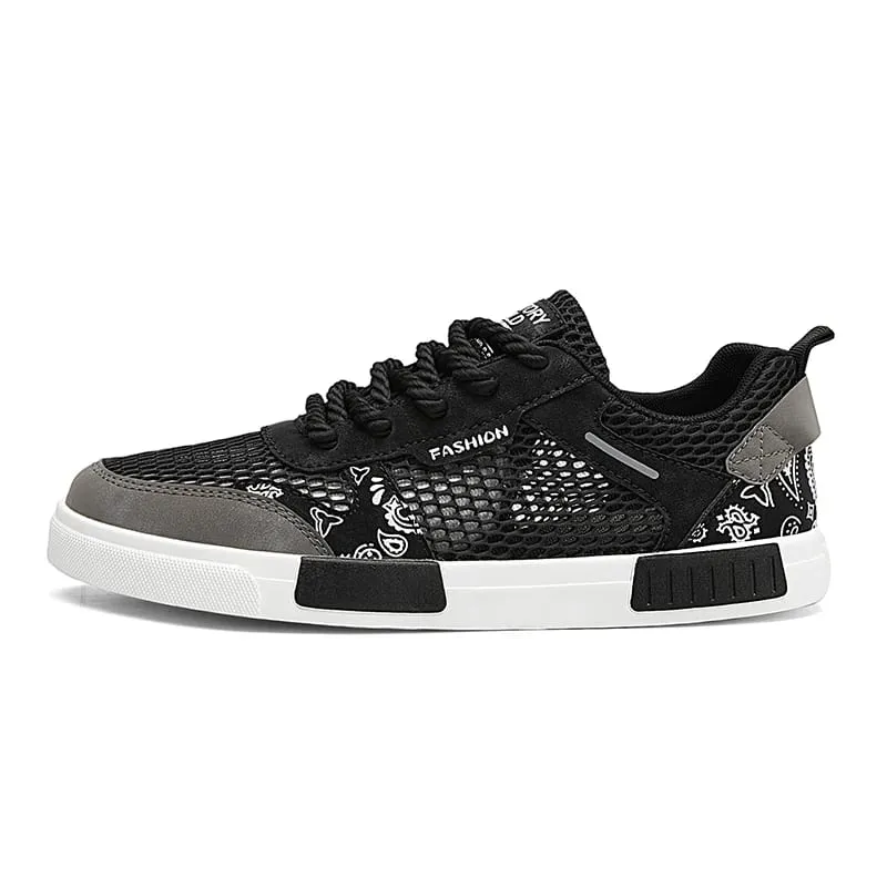 Breathable vulcanized Shoes For Men Flat Athletic Walking Sneakers Shoes Men Mesh Casual Shoes Large Size 47 — image 6
