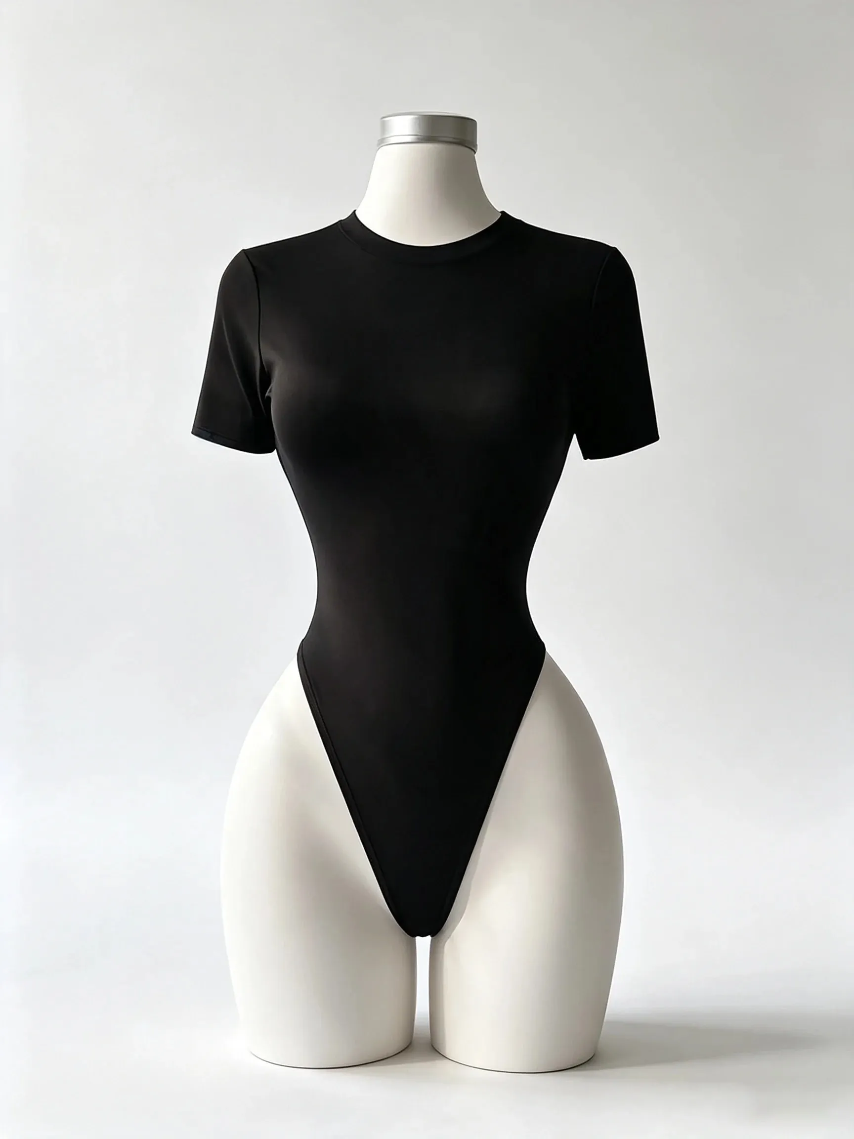 Body feminino sem costas de alta qualidade básico cor sólida roupa íntima de ajuste confortável
