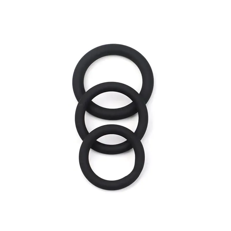 3 pçs/set galo anéis de silicone pênis anel masculino atraso ejaculação pênis ereção duradoura escroto testículos contenção brinquedos sexuais para homem