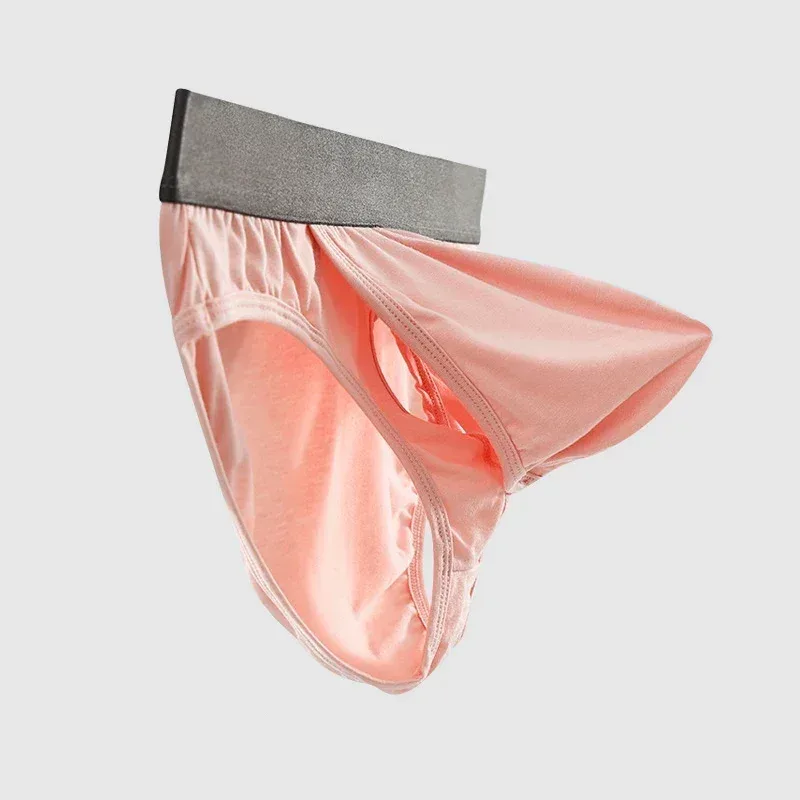 Cuecas modais masculinas, design de bolsa dupla separada, roupa íntima ultrafina e respirável de alta elasticidade, uso diário confortável