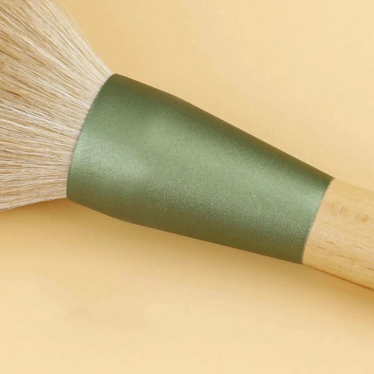 10 Pcs Makeup Brushes Set Contour Brush Nose Brush Eyeshadow Brush Powder Dispersal Brush Pointed Wood Handle Cosmetic Tools