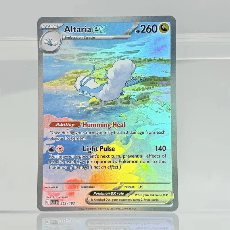 Coleção holográfica de negociação de jogos, cartões proxy ptcg, charizard, pikachu, mew ex, singl, pkm, cartões laminados, cartão proxy