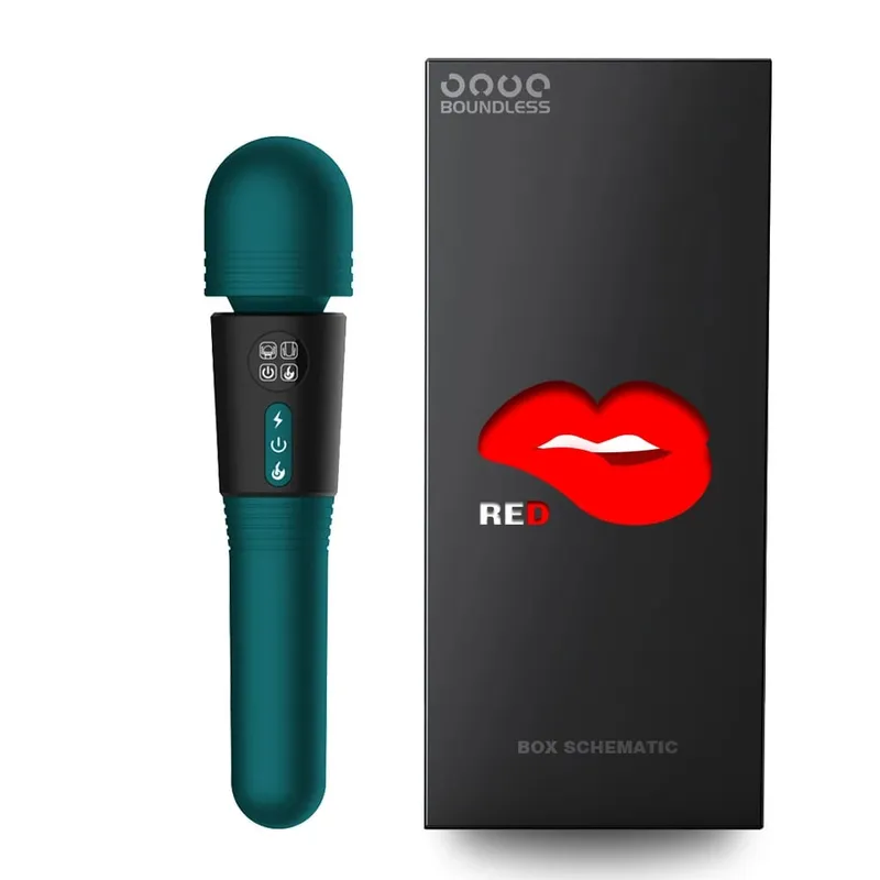 Double-Headed Women Vibrator AV Magic Wand G-Spot Vagina Nipple Stimulator Dildo Erotic Masturbator Massage Sex Toys for Couples