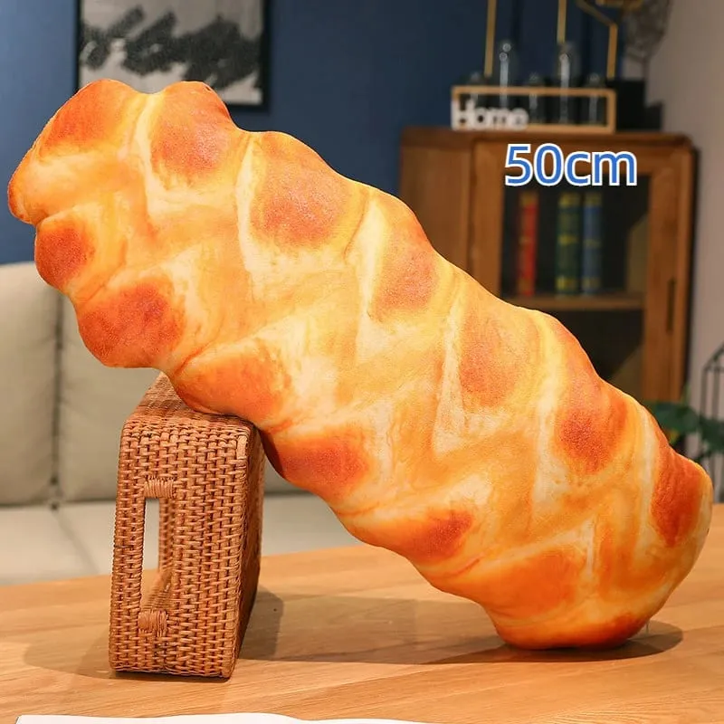 20/50cm Long Bread Pillow Stuffed Like Real Sesame S Cheese Denmark Toast Chopped Green Onion Sleeping Hug Support Leg Gift — image 16