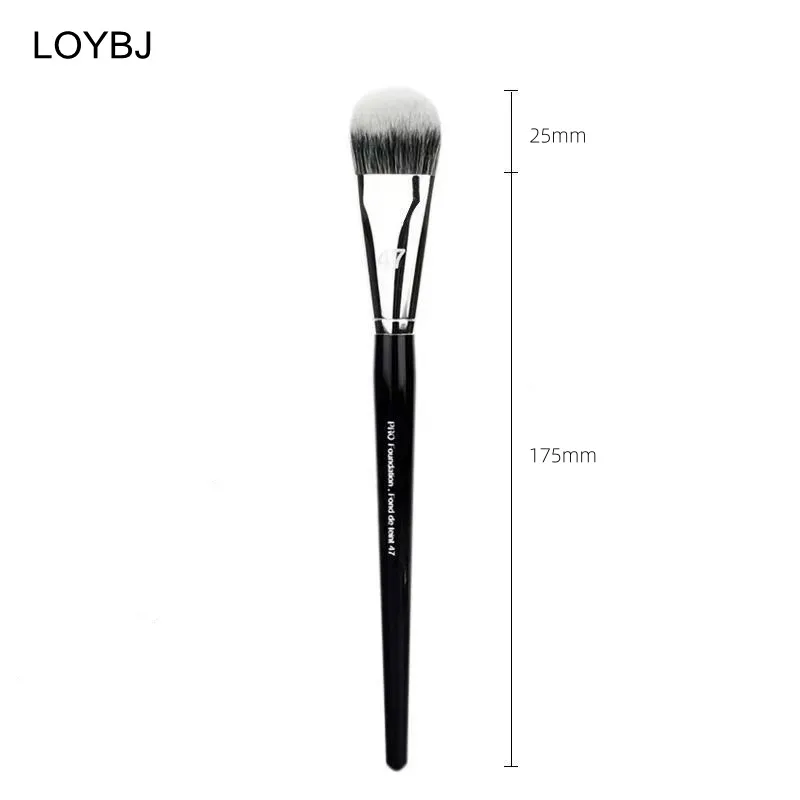 1-10 pçs pro fundação escova 47 cabeça de vassoura profissional base líquida creme corretivo pincéis feminino rosto base ferramentas de maquiagem