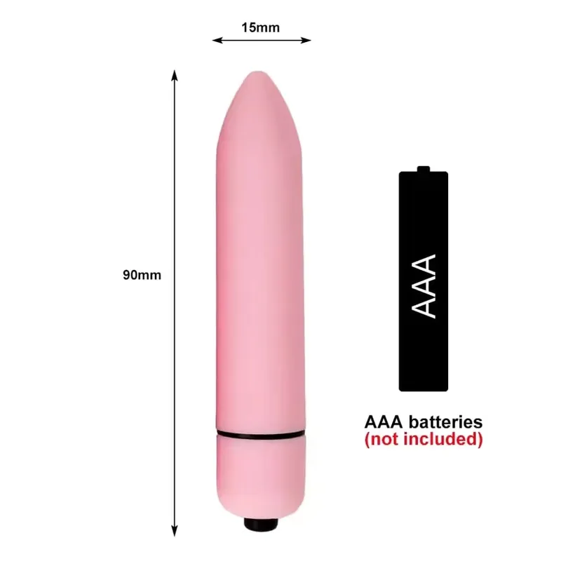 Mini Bullet Women Vibrator Strong Shock Vibrating G-Spot Vagina Stimulator Thrusting Clitoral Dildo Sex Toy for Couple Adult 18+