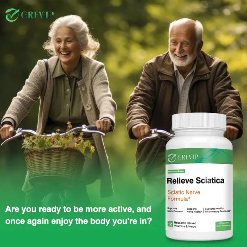 Sciatic Nerve Health Support - Improves Flexibility Strengthens Muscle and Endurance