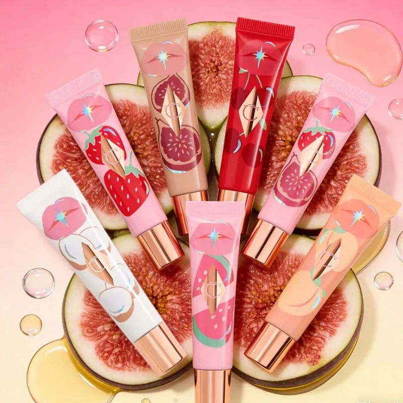 Charlotte Tilbury CT Set trucco Evidenziatori Lip Blam Palette di ombretti a 4 colori Lip Gloss Lip Blam Set Pillow Talk Lunga durata