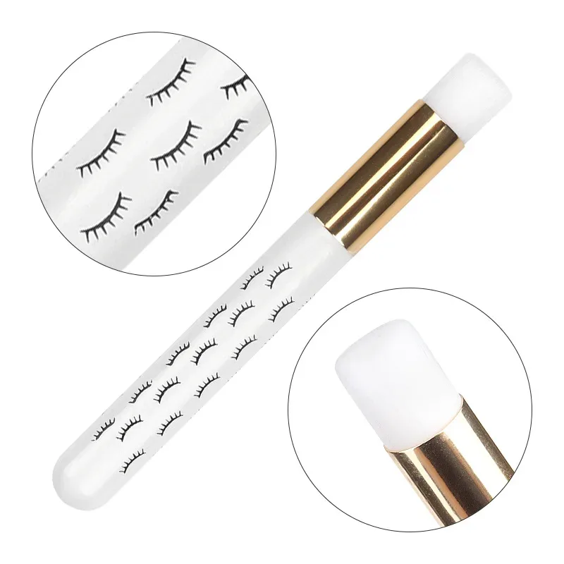5 pçs/set escovas de limpeza de extensão de cílios macios sobrancelha nariz comedões escova limpa lash shampoo maquiagem escova ferramentas