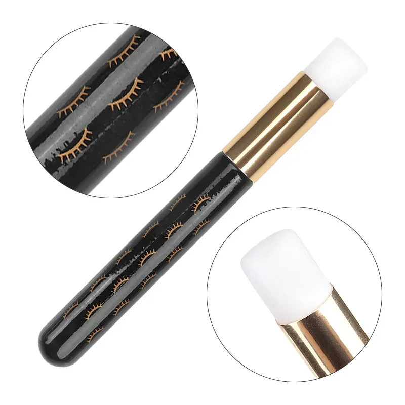 5 pçs/set escovas de limpeza de extensão de cílios macios sobrancelha nariz comedões escova limpa lash shampoo maquiagem escova ferramentas