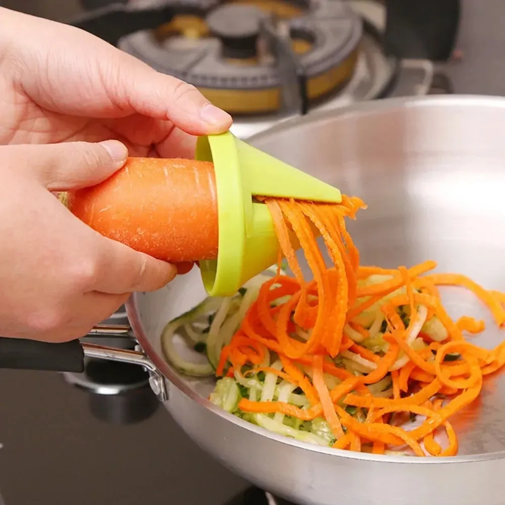 Aksesori Dapur Pencincang Lingkaran Kon Pencincang Kalis Karat Pencincang Rotary Antikarat Penghiris Sayur Plastik Kentang