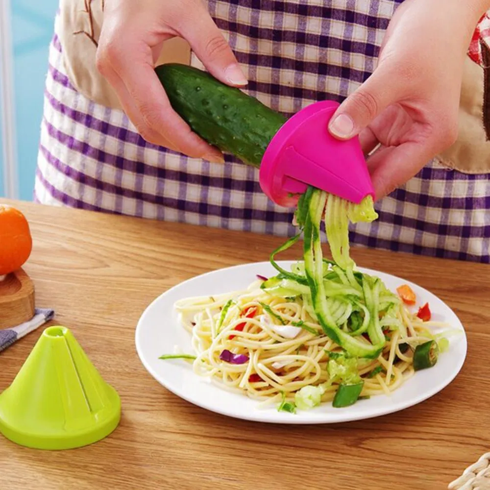 Aksesori Dapur Pencincang Lingkaran Kon Pencincang Kalis Karat Pencincang Rotary Antikarat Penghiris Sayur Plastik Kentang