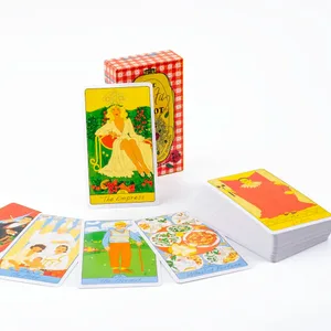 78Cards The Pasta Tarot Cards English Visions Divination Edition Deck Board Playing Games