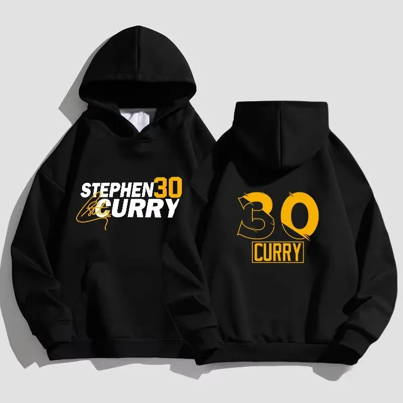 ผู้ชายฤดูใบไม้ผลิและฤดูใบไม้ร่วงสไตล์ใหม่แกงบาสเกตบอลหมวก Golden State Stadium Warriors Stephen Hoodie