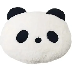 Γεμιστά Ζωικά βελούδινα μαξιλάρια Panda Διακόσμηση σπιτιού Καναπές κρεβατοκάμαρας Γεμιστό μαξιλάρι Panda 30cm Kawaii Panda Throw Μαξιλάρια