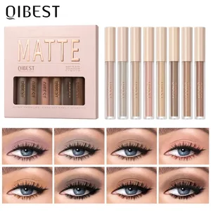 Crema d'ombra d'ulls líquida Maquillatge d'ulls suau de llarga durada Impermeable d'ombra d'ulls Blush Kits de cosmètics de contorn de doble propòsit