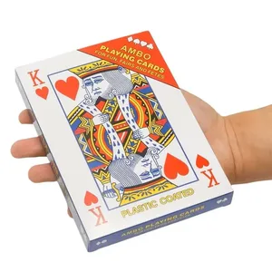 Oversized Speelkaarten Jumbo 2x Grotere Partij Carnaval Games Voor Adluts Juego De Mesa Vertrouwde Divertido Grappige Nieuwigheid Geschenken