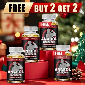 Anabol Hardcore Anabolic Activator Capsules Support Muscle Building Strength Gains & Fat Shredding for Athletes