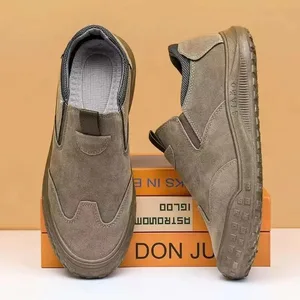 Yeni erkek moda Loafer'lar Açık su geçirmez kaymaz ayakkabı Erkekler Rahat Konfor Ayakkabı Erkek Nefes Yürüyüş Spor Ayakkabı Mokasen