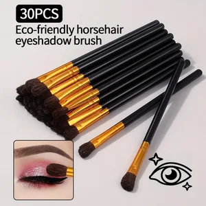 Sada profesionálních štětců na make-up 30PCS Korekční štětec Štětec na stínování Měkké štětiny na obličej Kosmetický kosmetický make-up na obličej