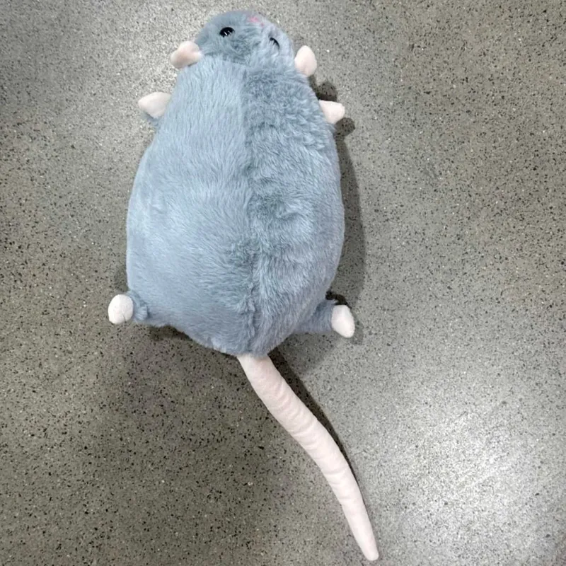 Boneca de rato de desenho animado de simulação disponível em travesseiro de pelúcia de rato grande e fofo de 35/50/90 cm como presente de aniversário