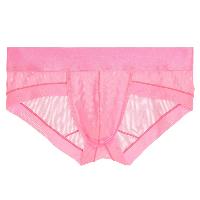 ஆண்களுக்கான புதிய உள்ளாடைகள் Cueca Masculina Ropa இன்டீரியர் ஹோம்ப்ரே கால்சோன்சிலோஸ் ஸ்லிப் மெஷ் சுவாசிக்கக்கூடிய உள்ளாடைகள் S-XL