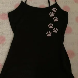 Grungekläder Y2k vintagetopp för kvinnor 2000-talstoppar Sexiga kvinnliga kläder Crop Tops med hängslen Emo Tankar & Camis Sommar