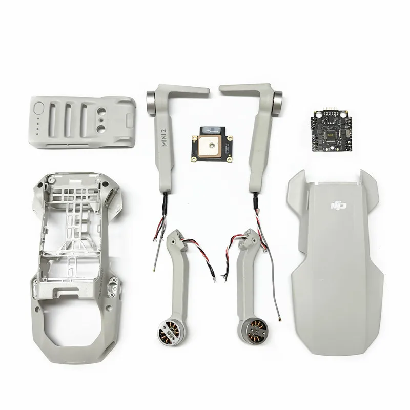 Original DJI Mini 2 Upper Cover Middle Shell Botttom Shell Front/Rear Arm With Motor Left Right Motor Arm GPS Module Arm Motors