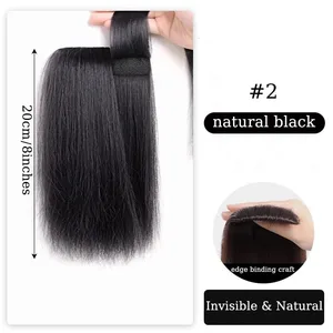 Extensions de cheveux synthétiques Volume coussin de cheveux perruque Clip-in racine coussinet postiche avec éponge Invisible coussin de cheveux pour tenue de femme