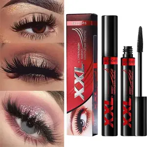 Mascara 3D impermeable volum extra de llarga durada Hyper-curl allarga les pestanyes Pestanyes sense taques Maquillatge de rímel negre
