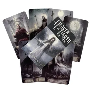 Hot Selling Heaven Earth Tarot Leisure Entertainment Card Family Gathering Divination Deck Tarot Board Playing Game Cards