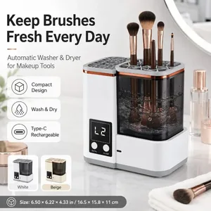 Portable Makeup Brush Cleaning Machine A